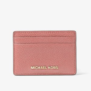 Визитница Michael Kors Pebbled Leather, розовый