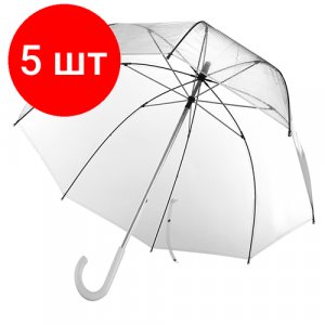 Зонт-трость , бесцветный Проект 111. Цвет: бесцветный