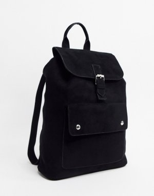 Черный рюкзак в стиле милитари SVNX