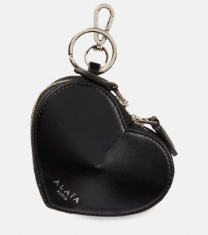 Кожаный кошелек для мелочи Le Cœur Mini , черный Alaïa