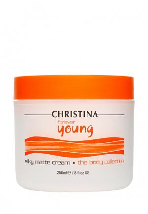 Матовый крем для тела Christina Forever Young - Омолаживающая линия 250 мл. Цвет: белый