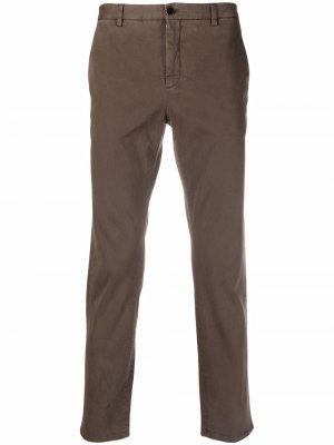 Узкие брюки чинос Pt05. Цвет: коричневый
