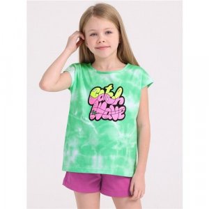 Пижама , размер 54-104, фуксия, розовый Апрель. Цвет: фуксия/микс/зеленый/розовый
