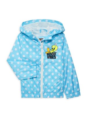 Куртка Tweety для девочки в горошек , синий Members Only