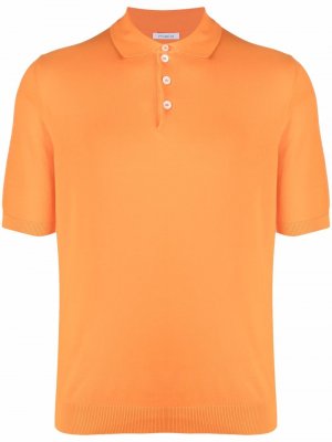 Трикотажная рубашка поло Malo. Цвет: оранжевый