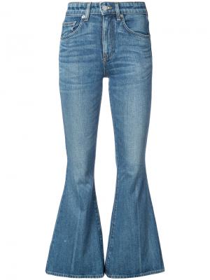 Расклешенные джинсы Brock Collection. Цвет: синий