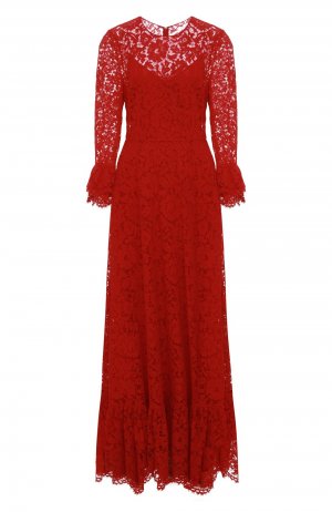Платье Valentino. Цвет: красный