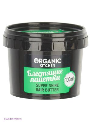 Масло для волос. Супер-блеск Блестящие паетки100мл Organic Shop. Цвет: черный