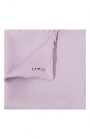 Шелковый платок Lanvin. Цвет: фиолетовый