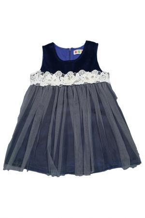 Платье Kidly. Цвет: синий
