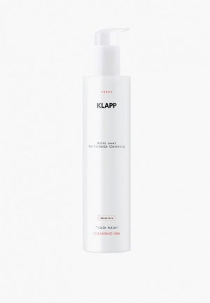 Молочко для снятия макияжа Klapp чувствительной кожи /CORE Purify Multi Level Performance Cleansing, 200 мл. Цвет: белый