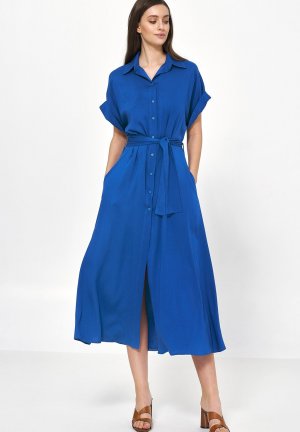 Платье-рубашка , синий Nife
