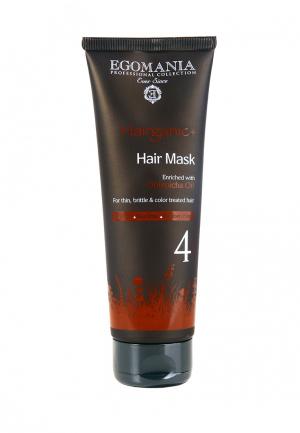 Маска для окрашенных волос Egomania Prof Hairganic+ - тонких, ломких 250 мл. Цвет: коричневый