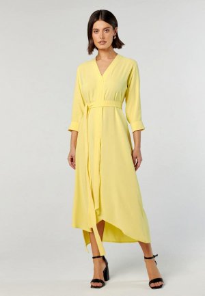 Платье Lezzarine. Цвет: желтый