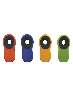 Клипсы на магнитах OXO 4 шт. 1064374. Цвет: красный, желтый, синий, зеленый