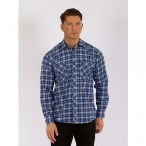Рубашка , размер 4XL, синий Palmary Leading. Цвет: синий