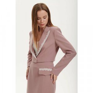 Пиджак , размер 44 S, розовый МАКОВЦВЕТ. Цвет: розовый