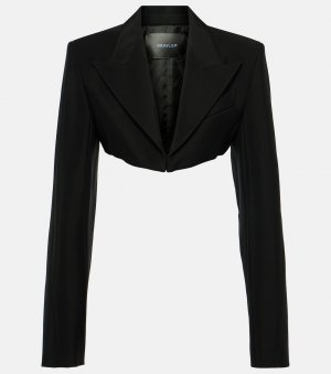 Укороченный пиджак, черный MUGLER