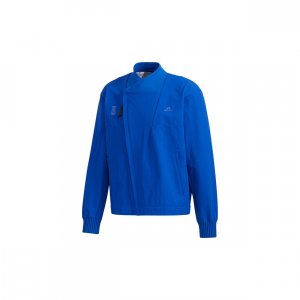 Sporty Bomber Jacket Men Outerwear Blue GL0404 Adidas