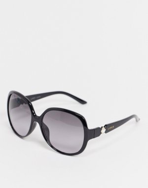 Большие солнцезащитные очки в стиле 70-х -Черный Lipsy