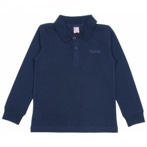 Рубашка поло для мальчика Cherubino (CAK61927 / CAK61927-1 Темно-синий 104)