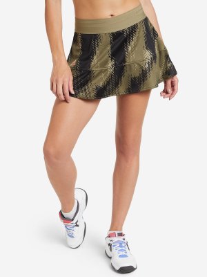 Юбка-шорты женская Tennis Printed Match Skirt Primeblue, Коричневый adidas. Цвет: коричневый
