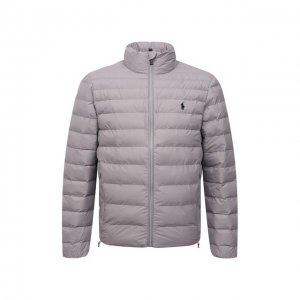 Утепленная куртка Polo Ralph Lauren. Цвет: серый