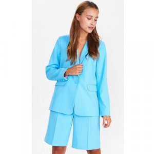 Пиджак , размер 38, голубой NUMPH. Цвет: голубой