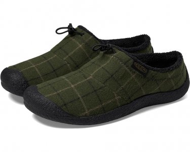 Домашняя обувь KEEN Howser III Slide, цвет Dark Olive Plaid