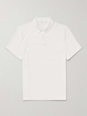 Рубашка поло Pima из хлопкового джерси CLUB MONACO, белый Monaco