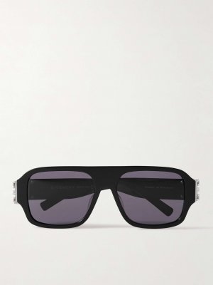 Солнцезащитные очки в D-образной оправе из ацетата, черный Givenchy