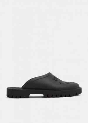 Сандалии GUCCI Slip-on sandals, черный
