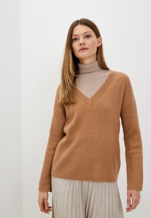Пуловер Lusio. Цвет: коричневый
