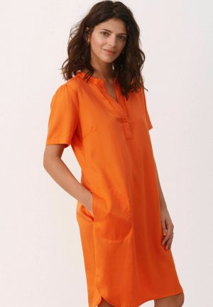 Джинсовое платье , оранжевый Part Two