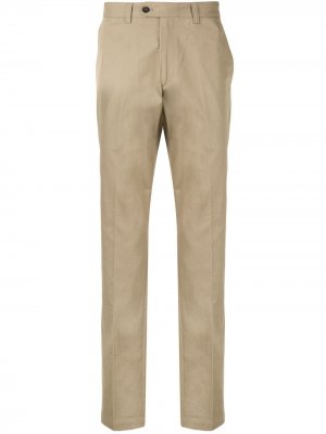 Прямые брюки чинос Kent & Curwen. Цвет: коричневый