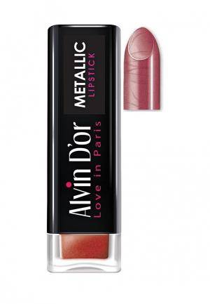 Помада Alvin Dor D'or Metallic Lipstick Тон 12. Цвет: розовый