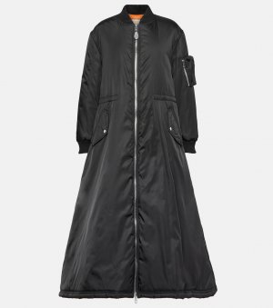 Утепленное пальто из габардина , черный Gucci