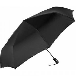 Зонт, черный FERRE Milano. Цвет: черный