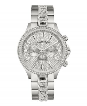 Женские праздничные часы-браслет из металлического сплава серебристого цвета, 40 мм , серебро Kendall + Kylie