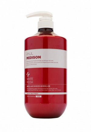 Бальзам для волос Paul Medison питательный с ароматом белого мускуса, 1077 мл. Цвет: красный