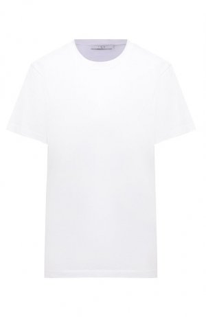 Хлопковая футболка Iro. Цвет: белый