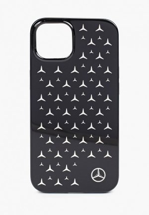 Чехол для iPhone Mercedes-Benz 13, PC/TPU Silver Stars Hard Black. Цвет: черный