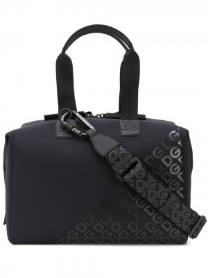Дорожная сумка Millenials с логотипом Dolce & Gabbana. Цвет: черный