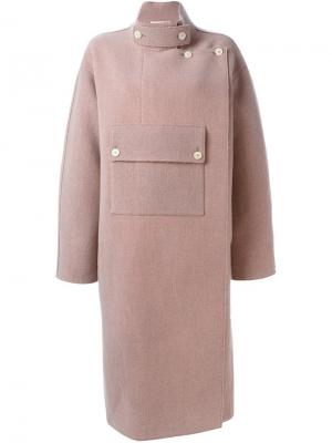 Пальто с карманом Ports 1961. Цвет: розовый и фиолетовый