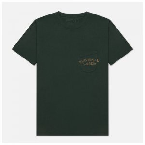 Мужская футболка Print Pocket Organic Jersey зелёный , Размер XXL Universal Works. Цвет: зеленый