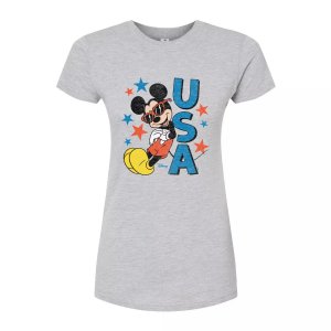 Солнцезащитные очки 's Mickey Mouse для юниоров, США, облегающая футболка Disney