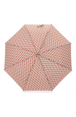 Складной зонт Burberry. Цвет: оранжевый