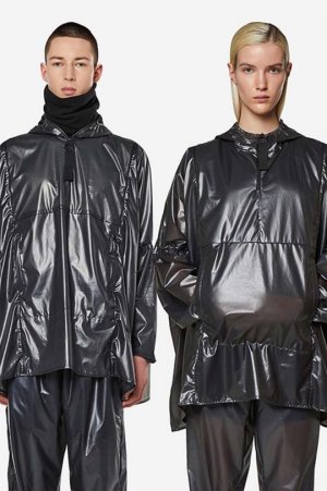 Сверхлегкая непромокаемая куртка-анорак , черный Rains