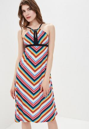 Платье пляжное Lora Grig. Цвет: разноцветный