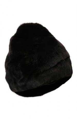 Меховая шапка Ноби FurLand. Цвет: чёрный